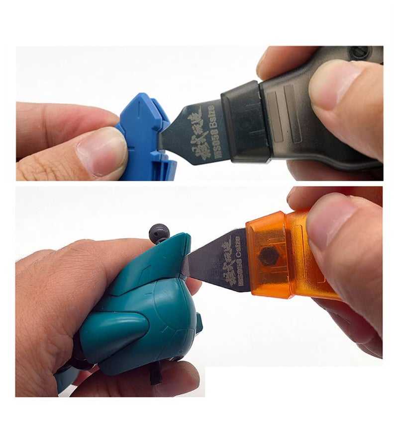 ANSAI 4Pcs ANSAI Assembly Separator Model Parts Opener Basic Tool Set for Building Splitting Plastic Parts Car  Airplane Hobbies Model - Image 2